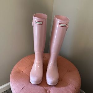 Bubble Gum Original Tall Gloss Hunter Rainboots